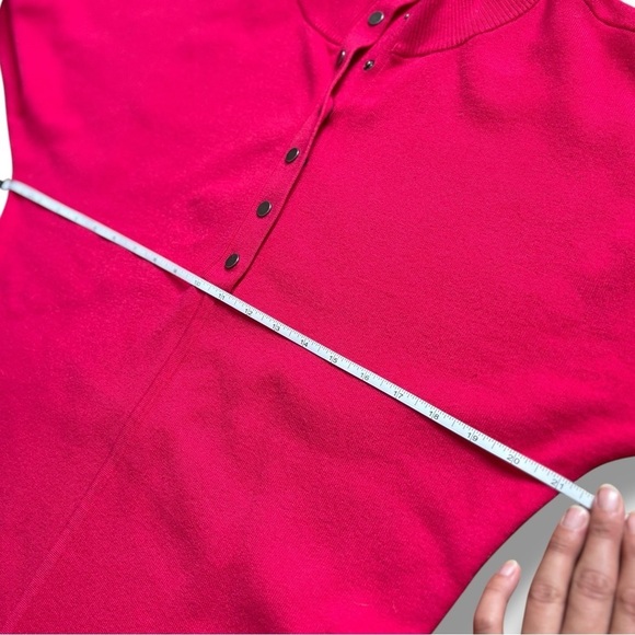 Anthropologie Daily Practice Pink Belted Oversized Sweater Dress Small - Picture 8 of 13